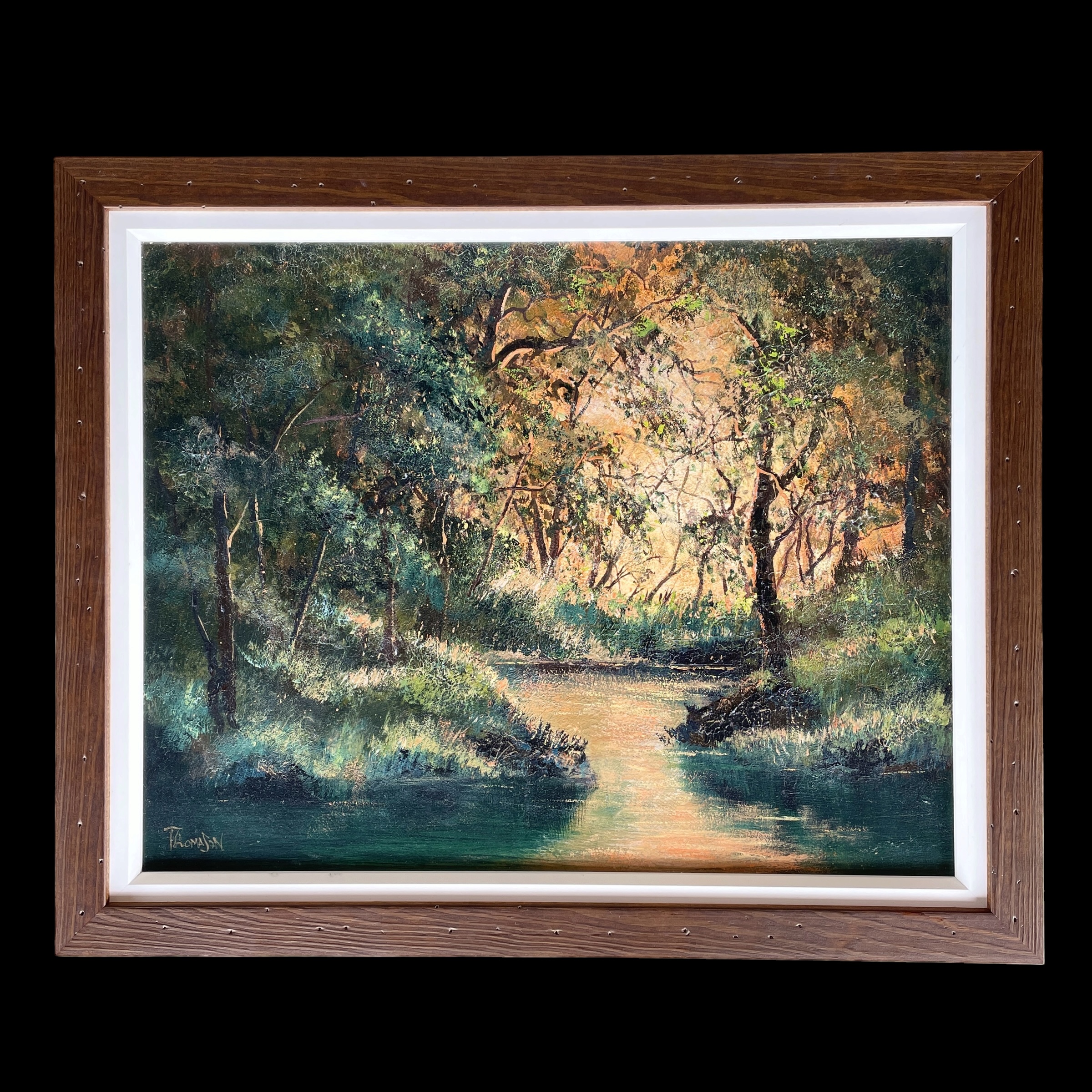 "MORNING GLOW" ~ Original Acrylic Painting by Tom Mason