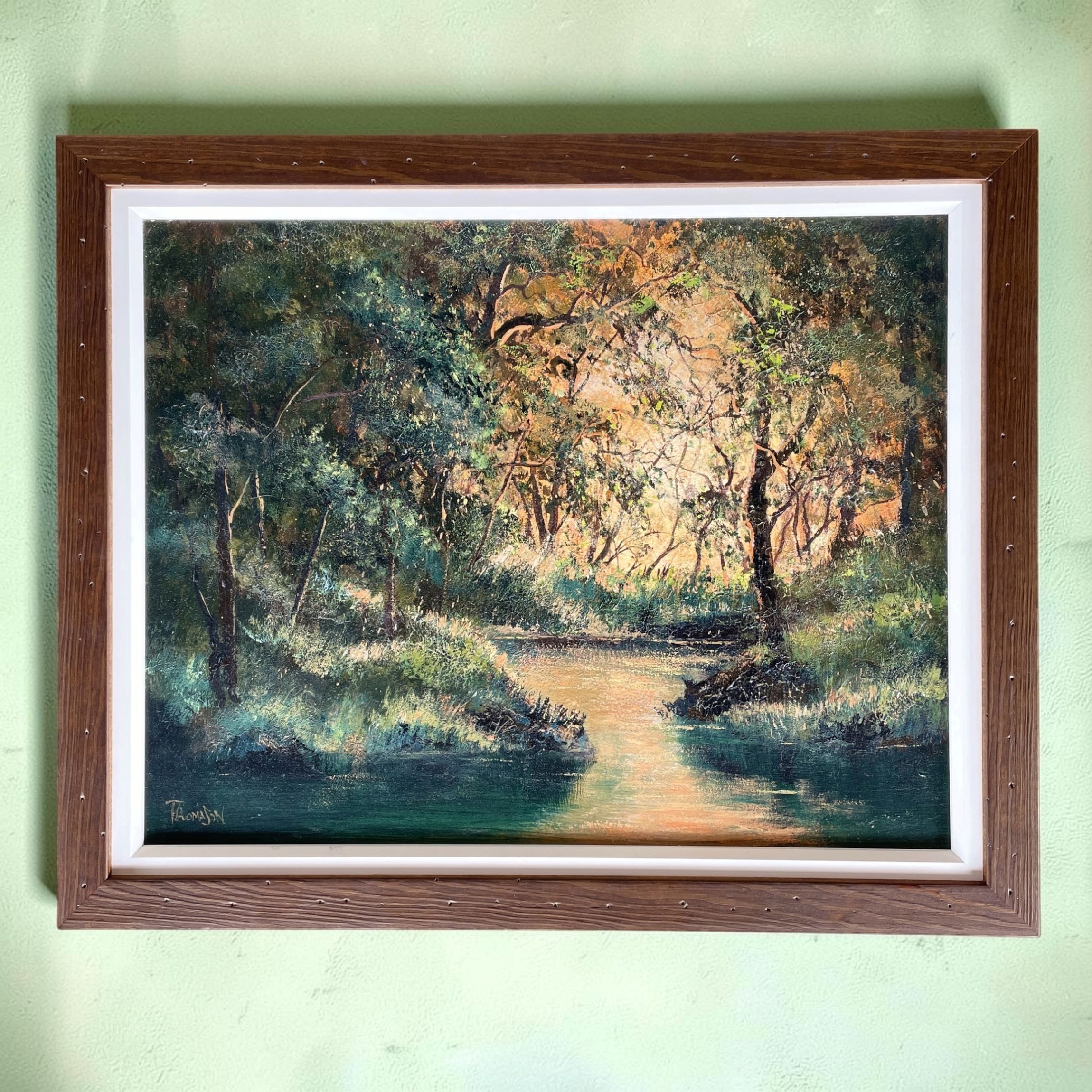"MORNING GLOW" ~ Original Acrylic Painting by Tom Mason - Image 6