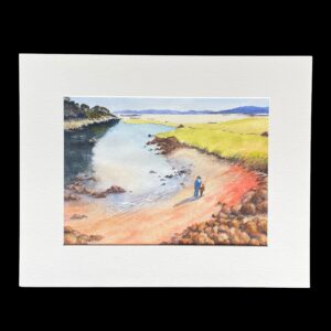 "FISHING AT LORNE" ~ Original Watercolour Painting by Lyn Mason