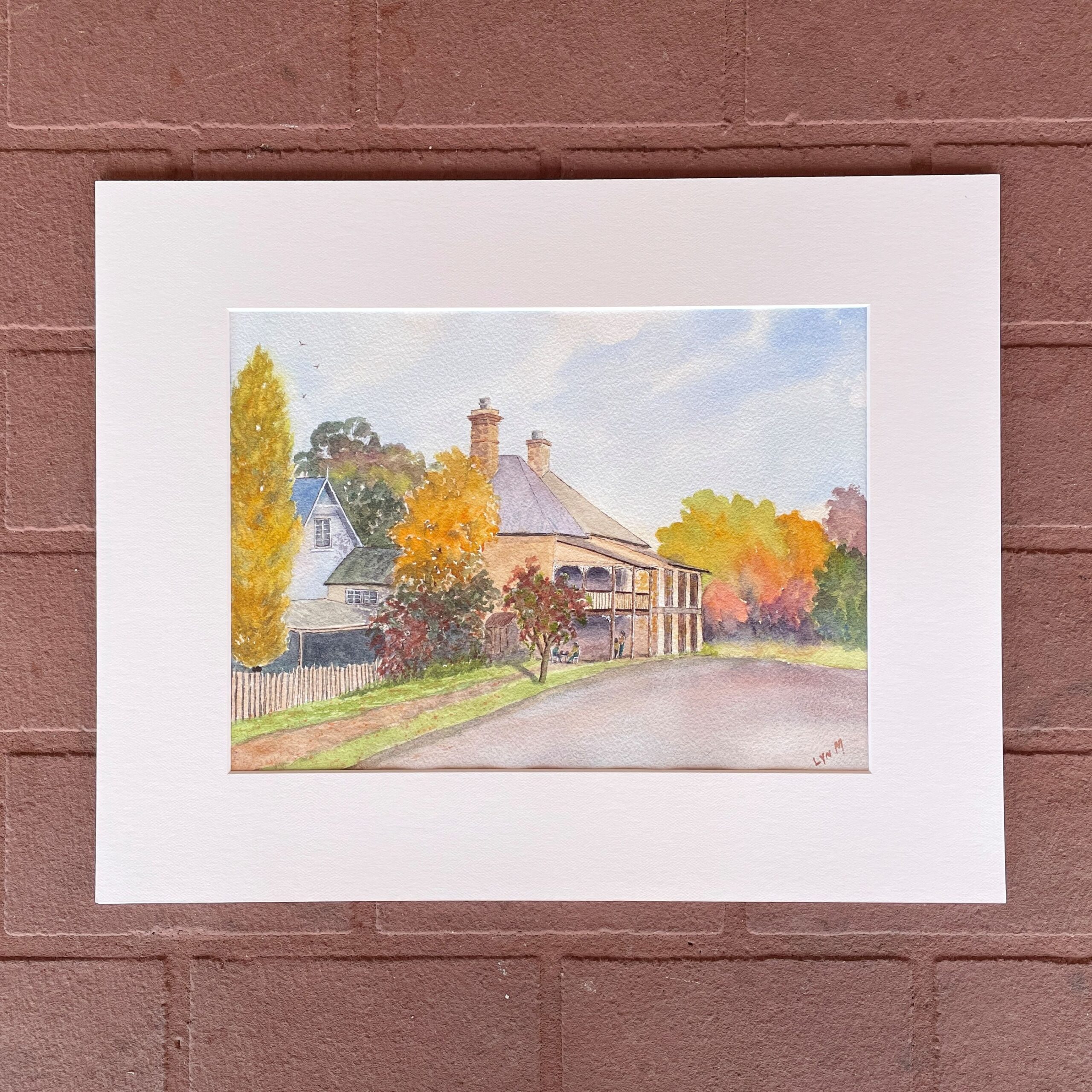 "MILTHORPE AUTUMN" ~ Original Watercolour Painting by Lyn Mason - Image 6