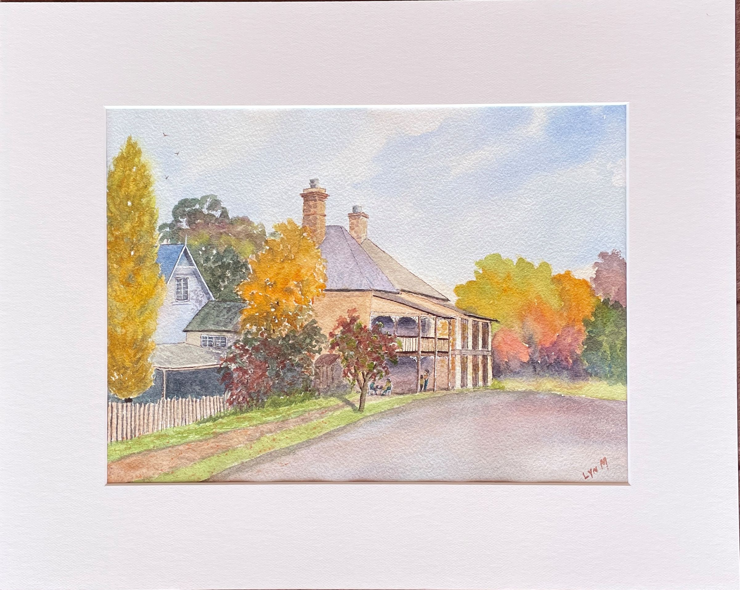 "MILTHORPE AUTUMN" ~ Original Watercolour Painting by Lyn Mason - Image 5