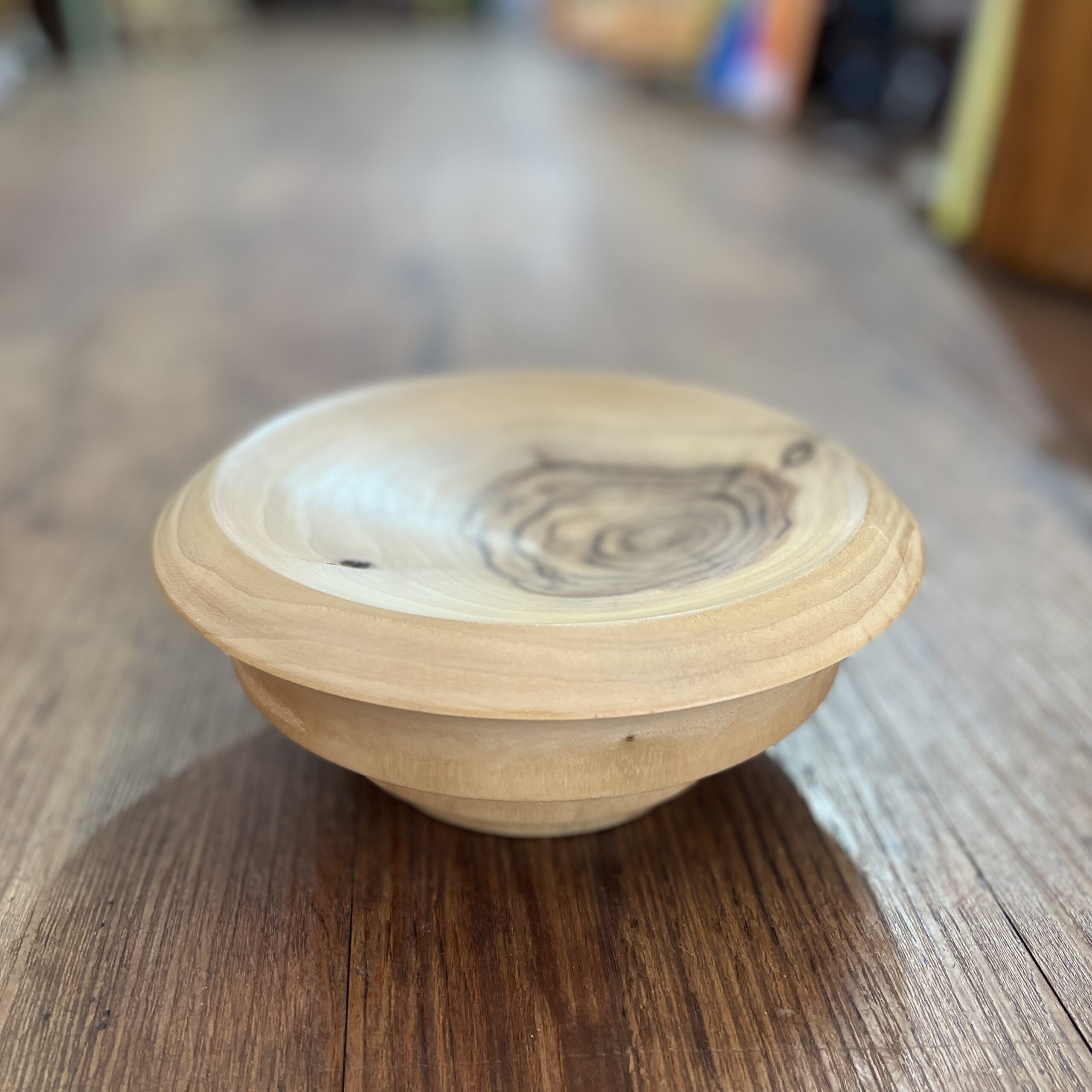 "HIGH FLAT BOWL" ~ in Camphor Laurel by Greg Skippen - Image 2