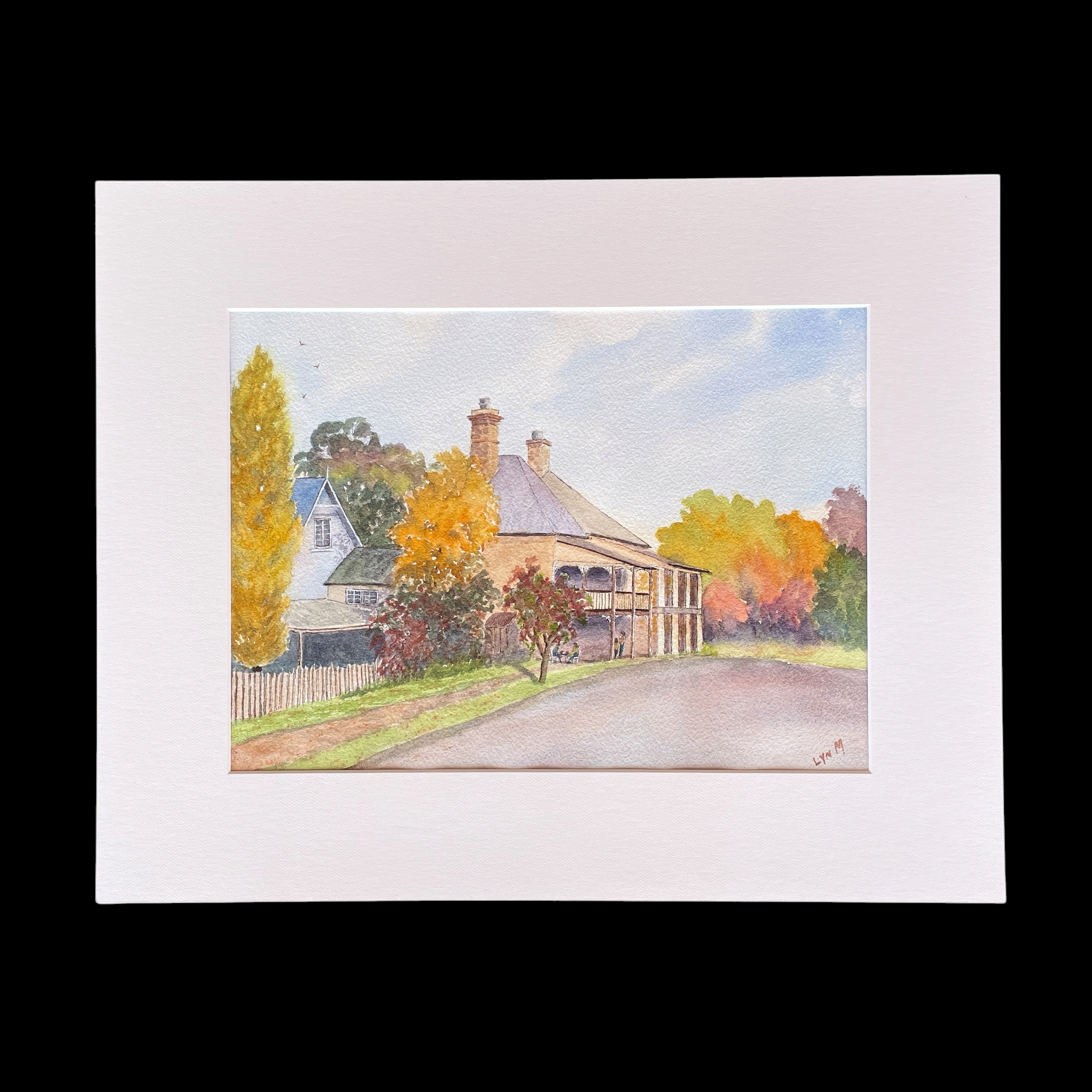 "MILTHORPE AUTUMN" ~ Original Watercolour Painting by Lyn Mason - Image 3