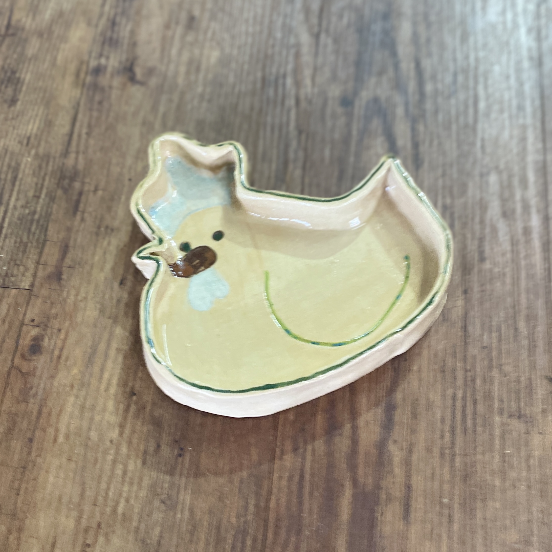 "CHOOK WHAT-NOT DISH #157" ~ Hand Built Pottery by Trudy Mudge - Image 2