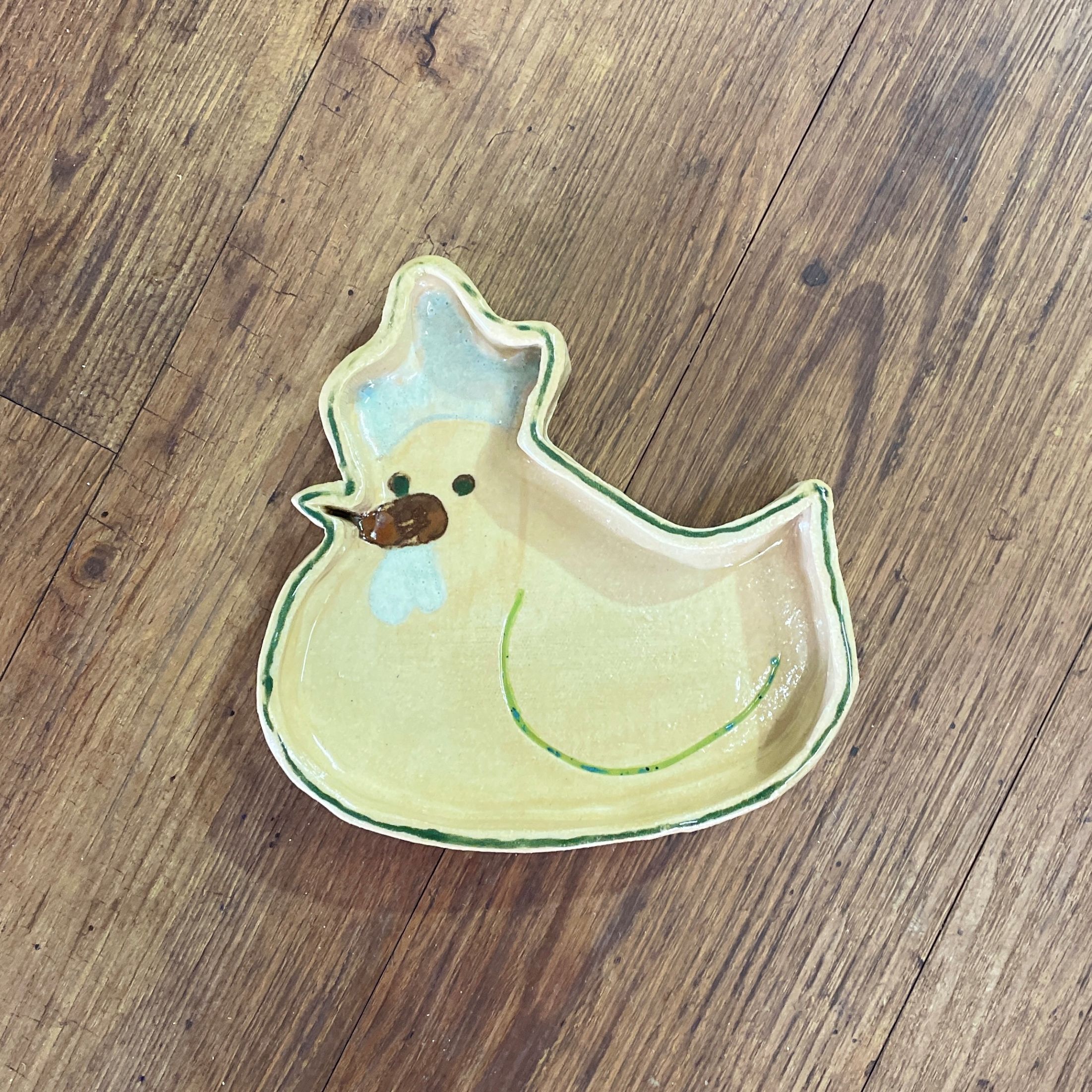 "CHOOK WHAT-NOT DISH #157" ~ Hand Built Pottery by Trudy Mudge - Image 5