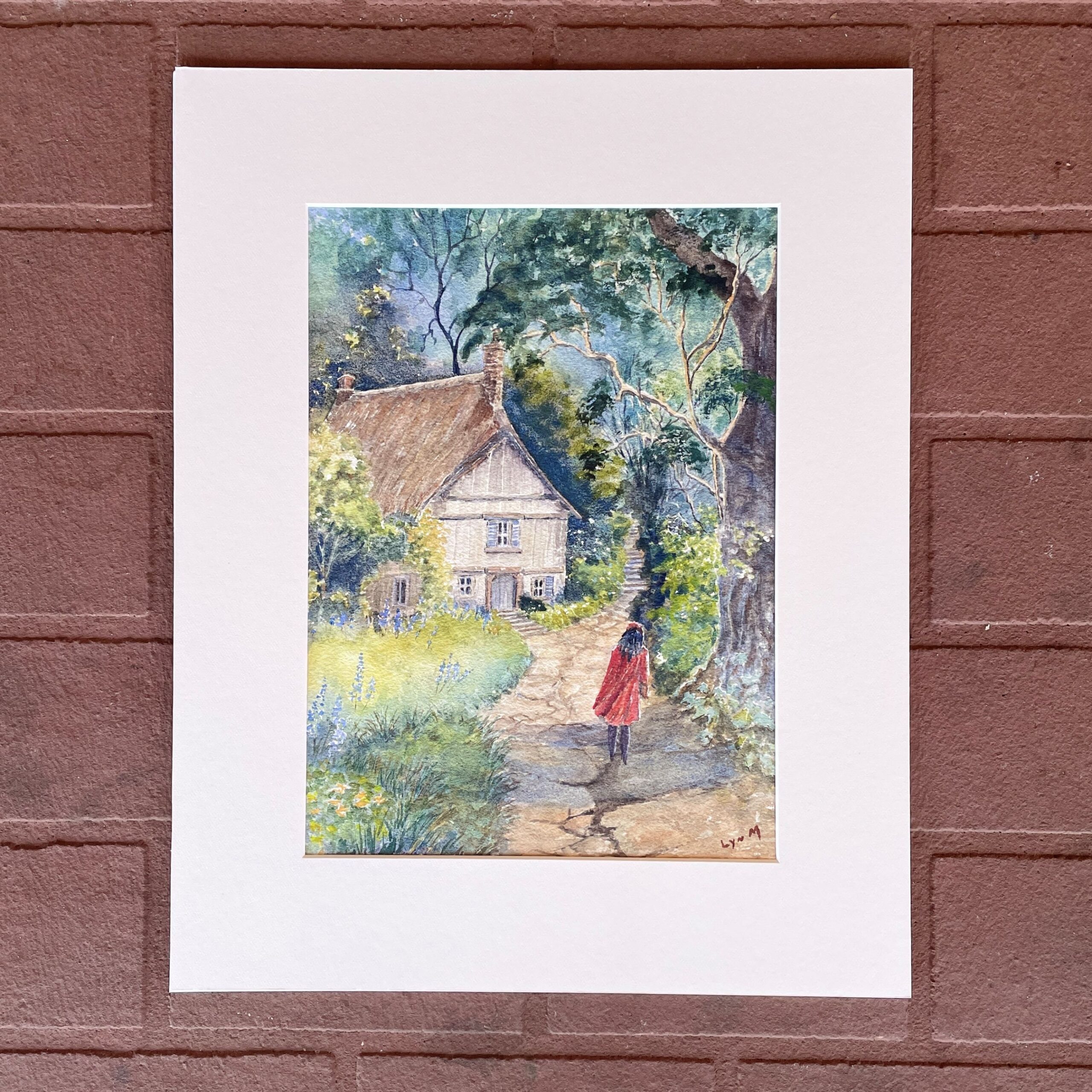 "MYSTERIOUS COTTAGE" ~ Original Watercolour Painting by Lyn Mason - Image 2