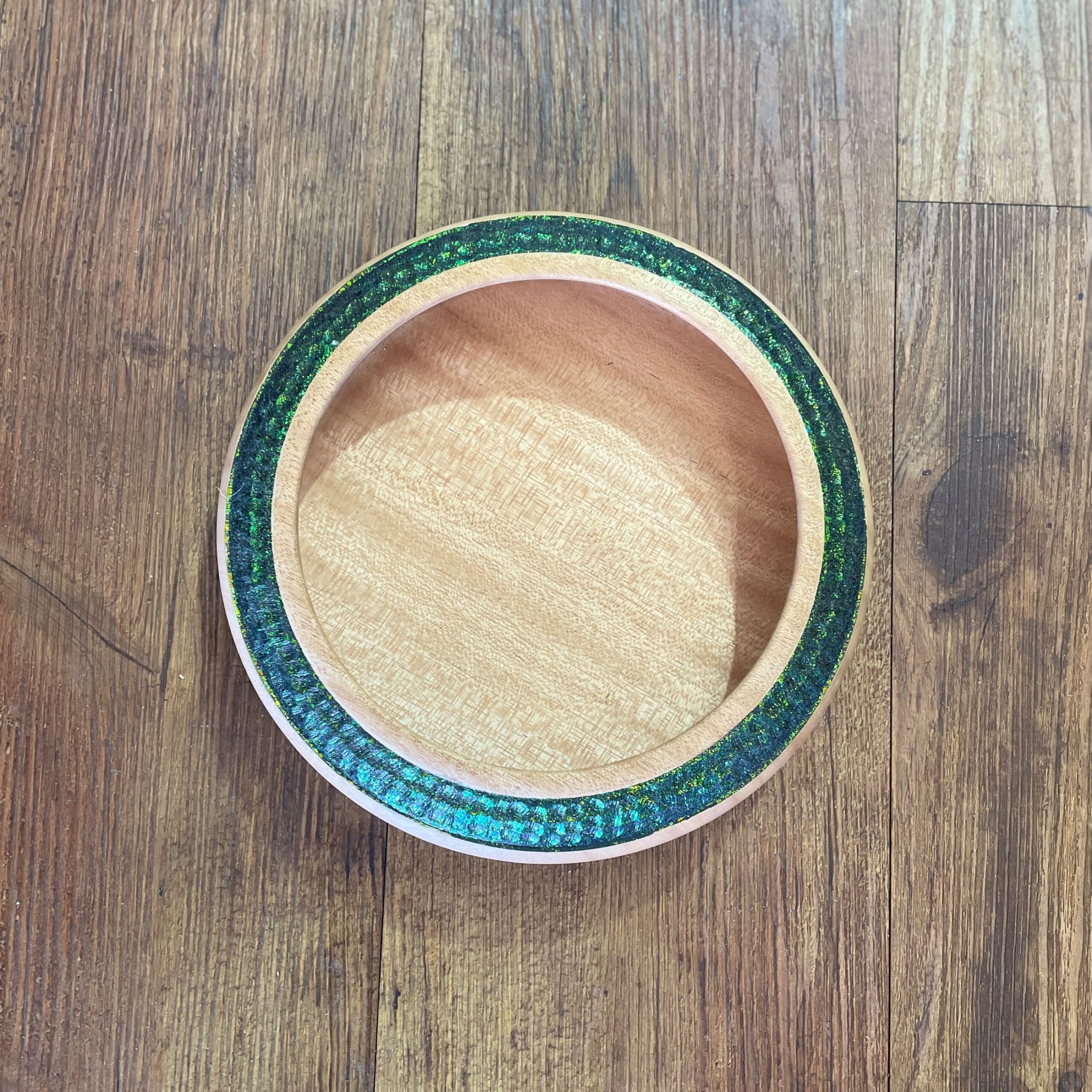 "CHAMELEON BOWL #4" in Silky Oak by Keith Manz - Image 5