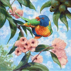 "NECTAR JOY"~ Original Acrylic Painting by Cary McAulay
