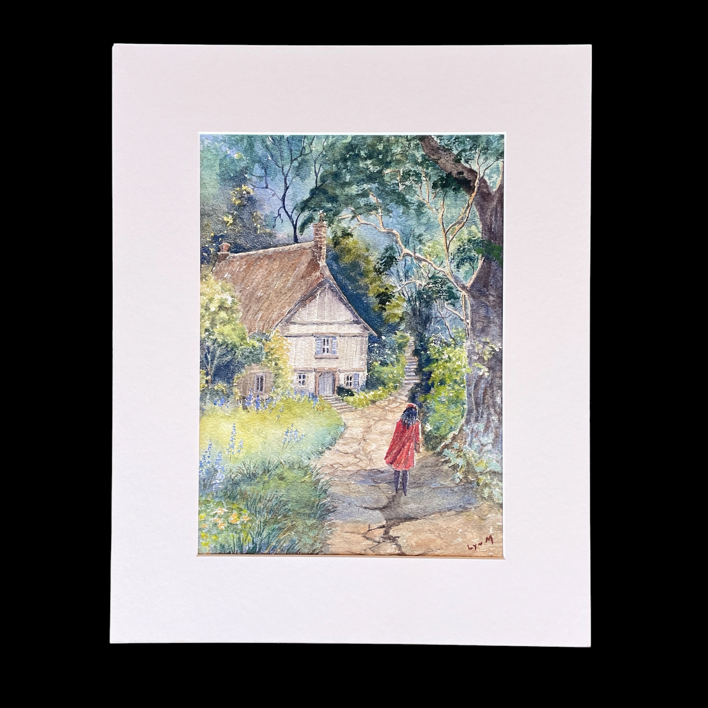 "MYSTERIOUS COTTAGE" ~ Original Watercolour Painting by Lyn Mason - Image 4