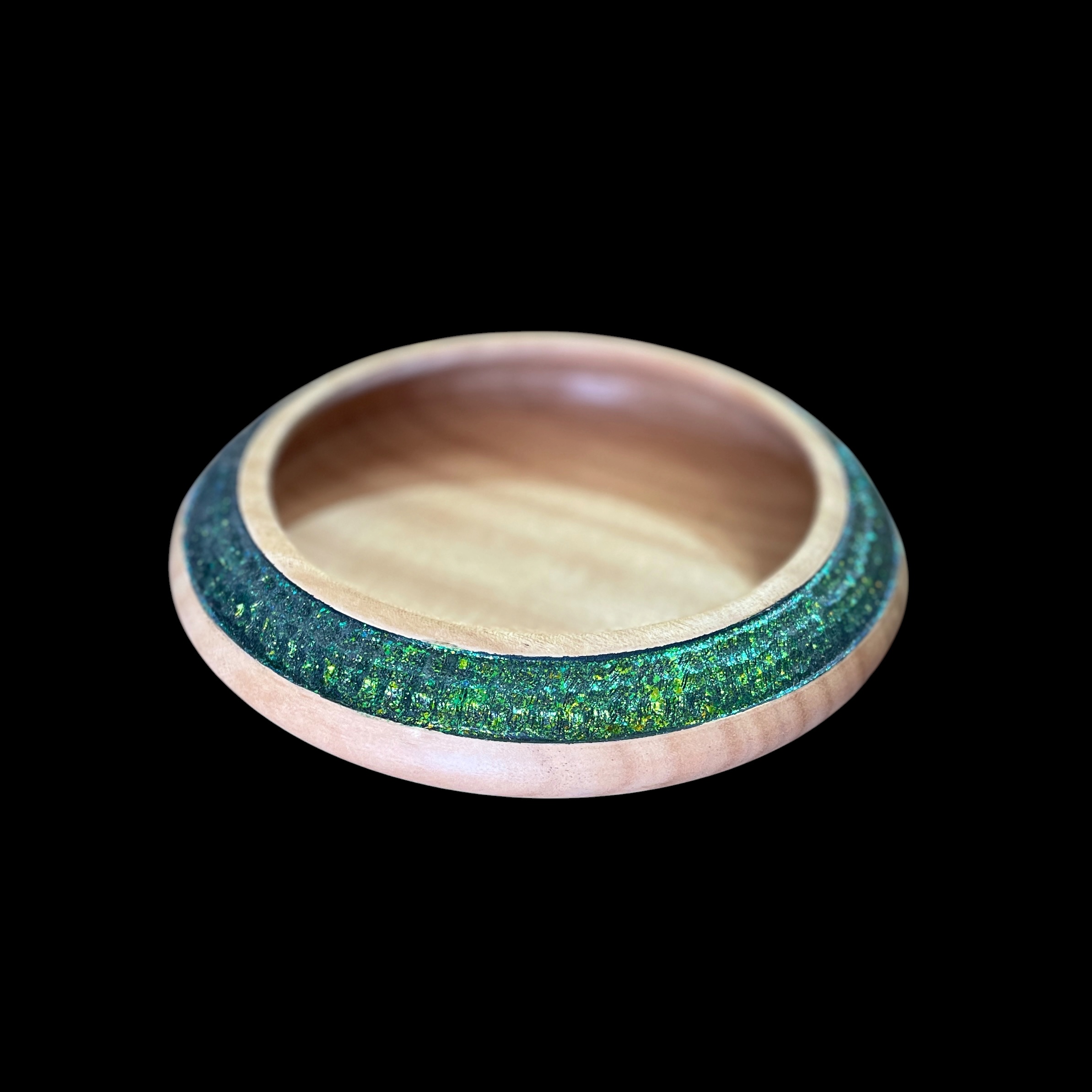 "CHAMELEON BOWL #4" in Silky Oak by Keith Manz - Image 4