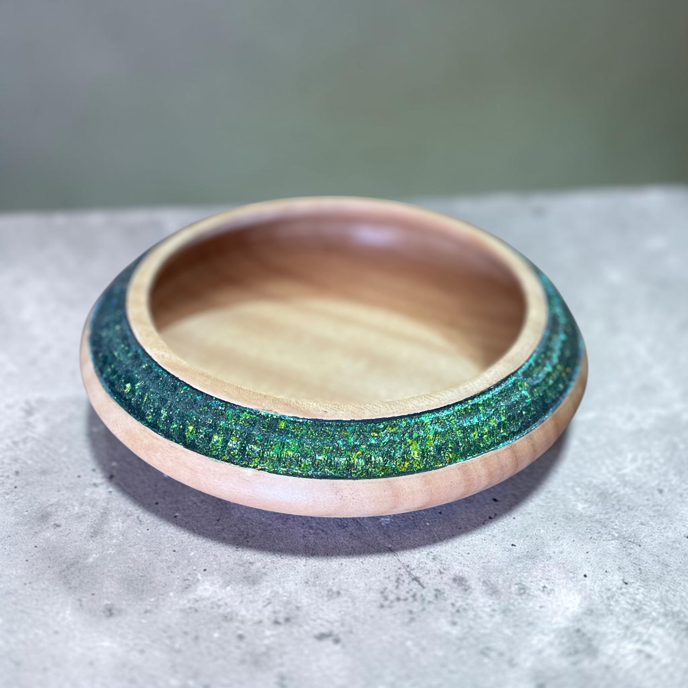 "CHAMELEON BOWL #4" in Silky Oak by Keith Manz