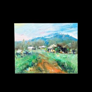 "EASTERN FARM" ~ Original Oil Painting by Noela Lowien