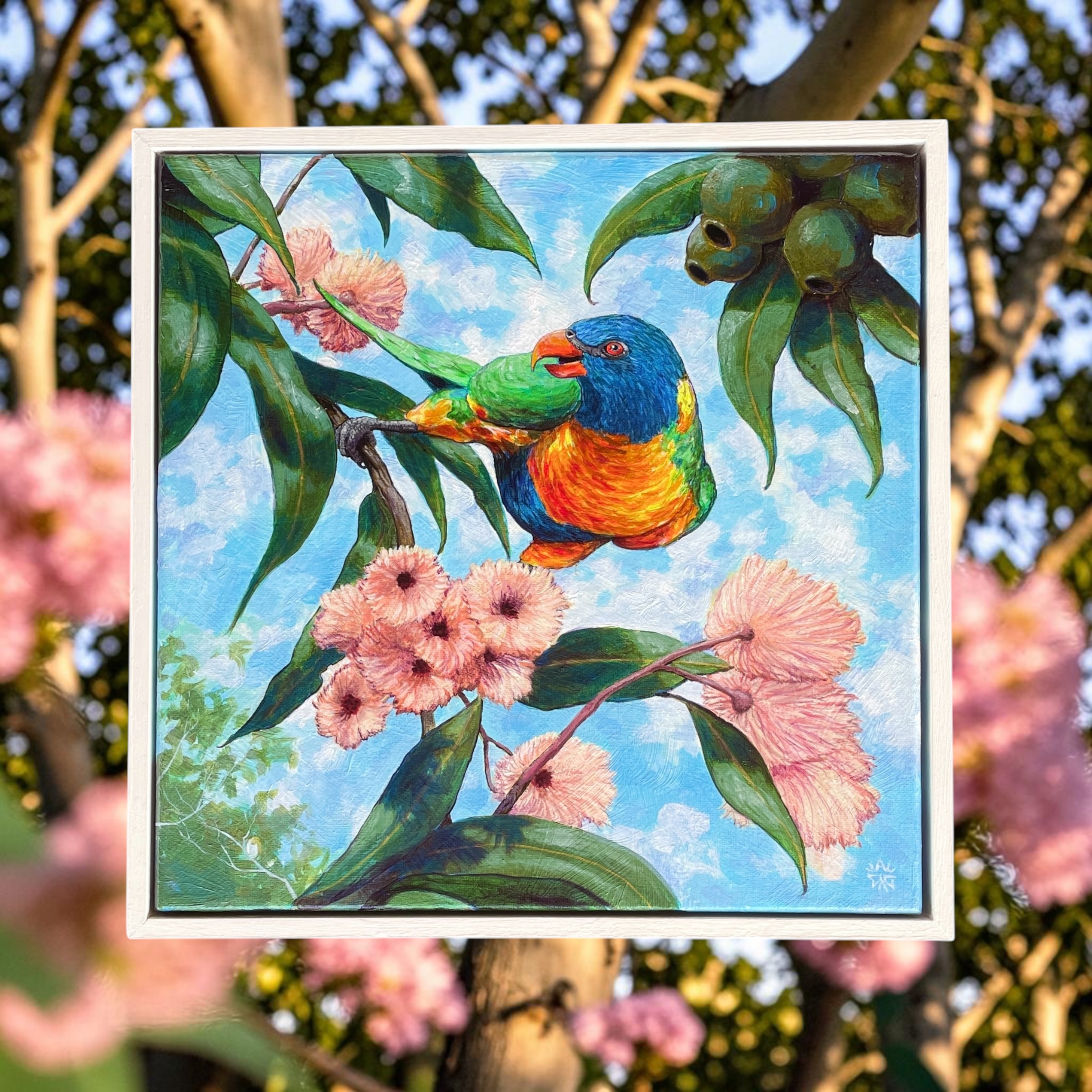 "NECTAR JOY"~ Original Acrylic Painting by Cary McAulay - Image 2