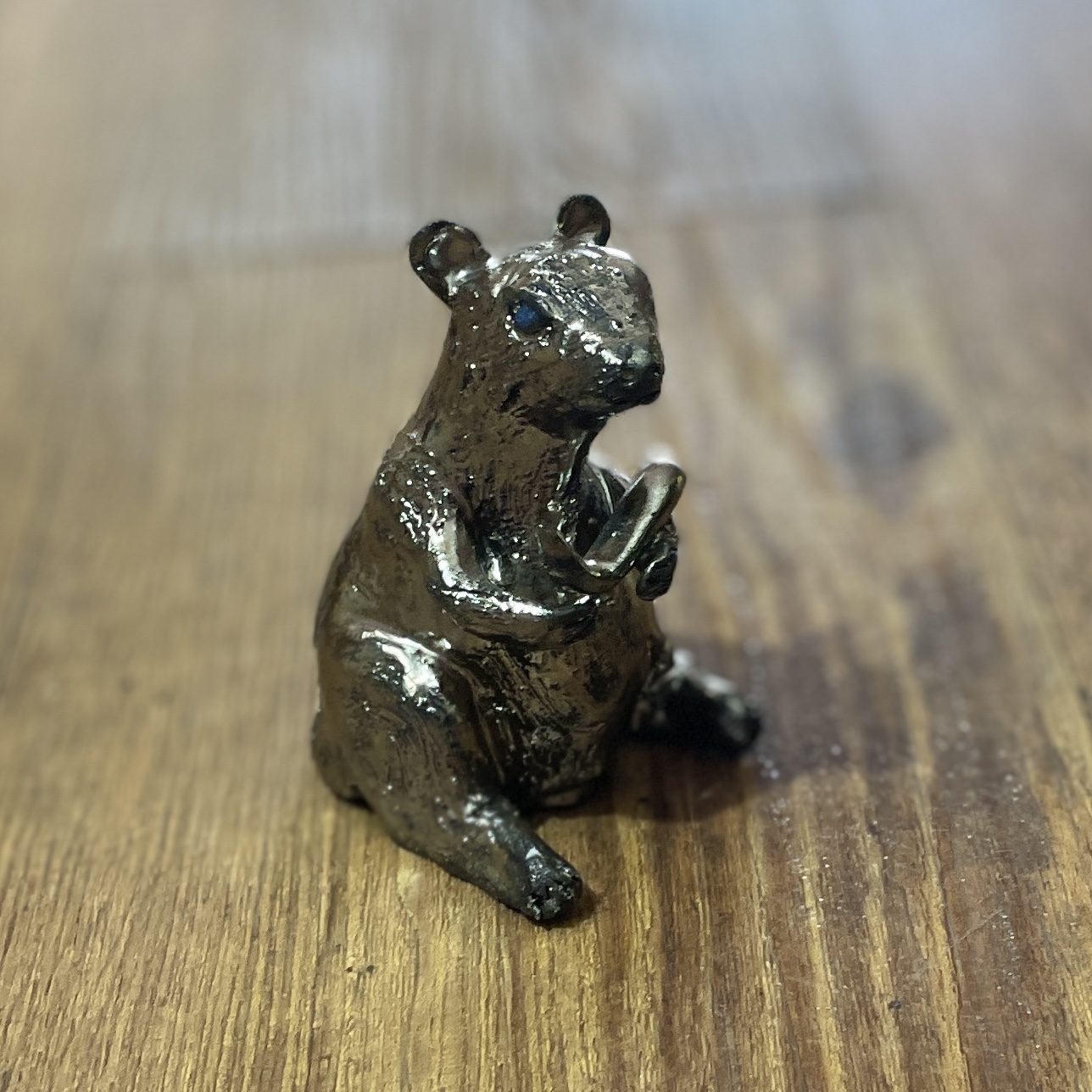 "SILVER MOUSE" ~ Hand Built Pottery by Garry Mudge - Image 2