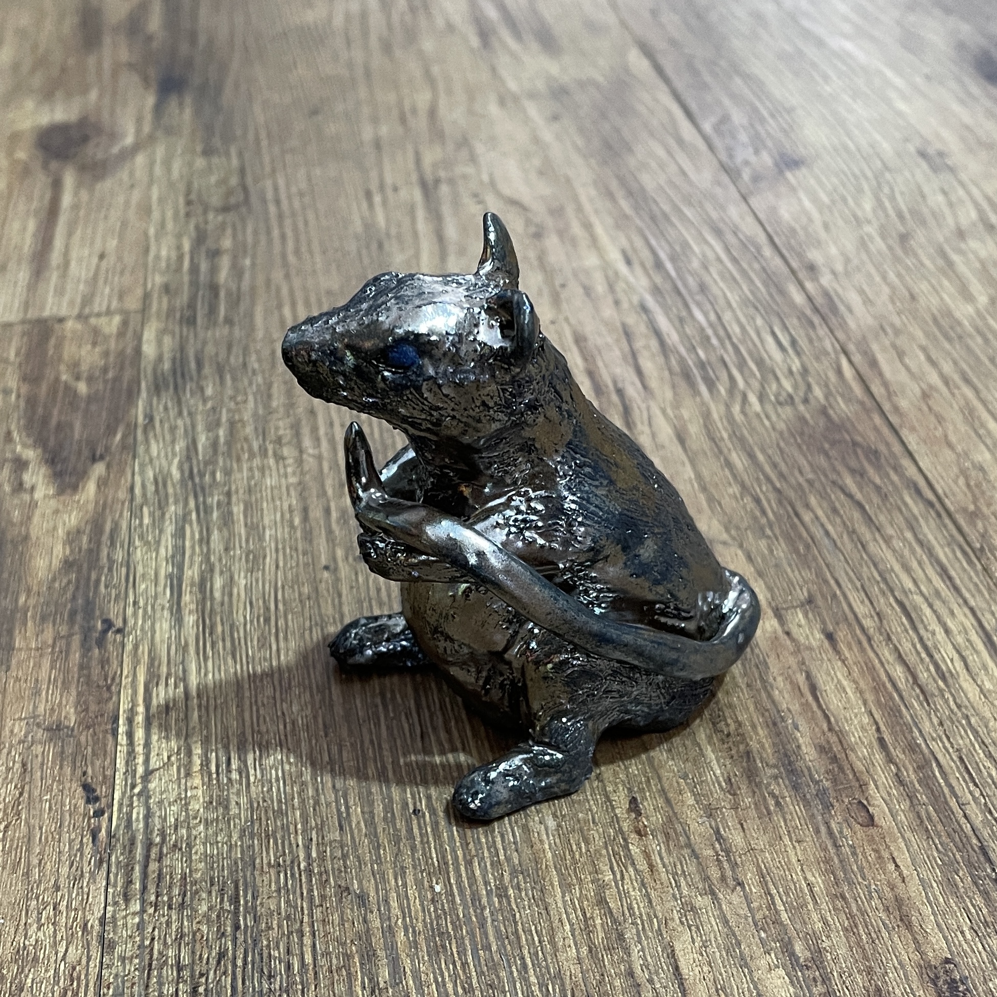 "SILVER MOUSE" ~ Hand Built Pottery by Garry Mudge - Image 3