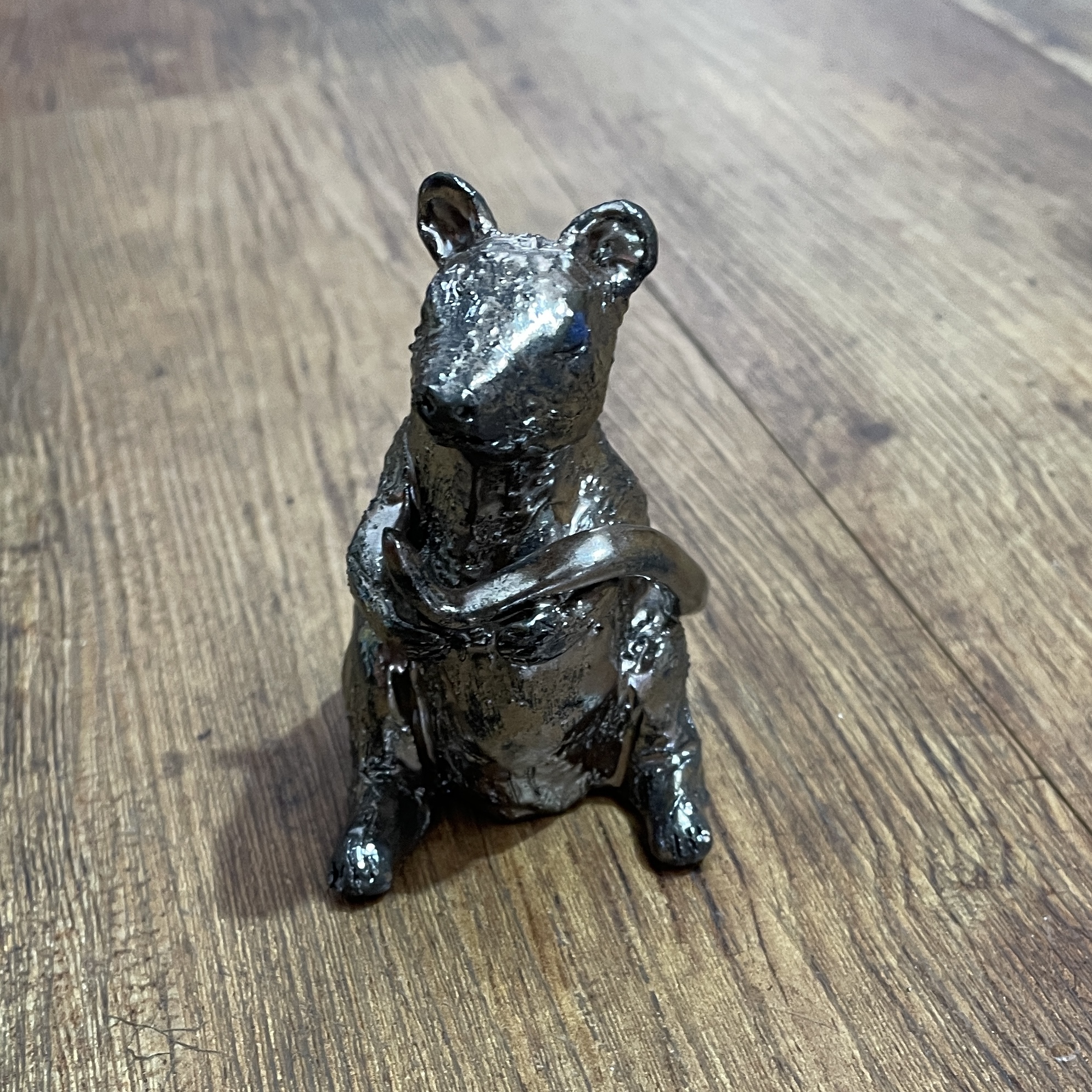 "SILVER MOUSE" ~ Hand Built Pottery by Garry Mudge - Image 4