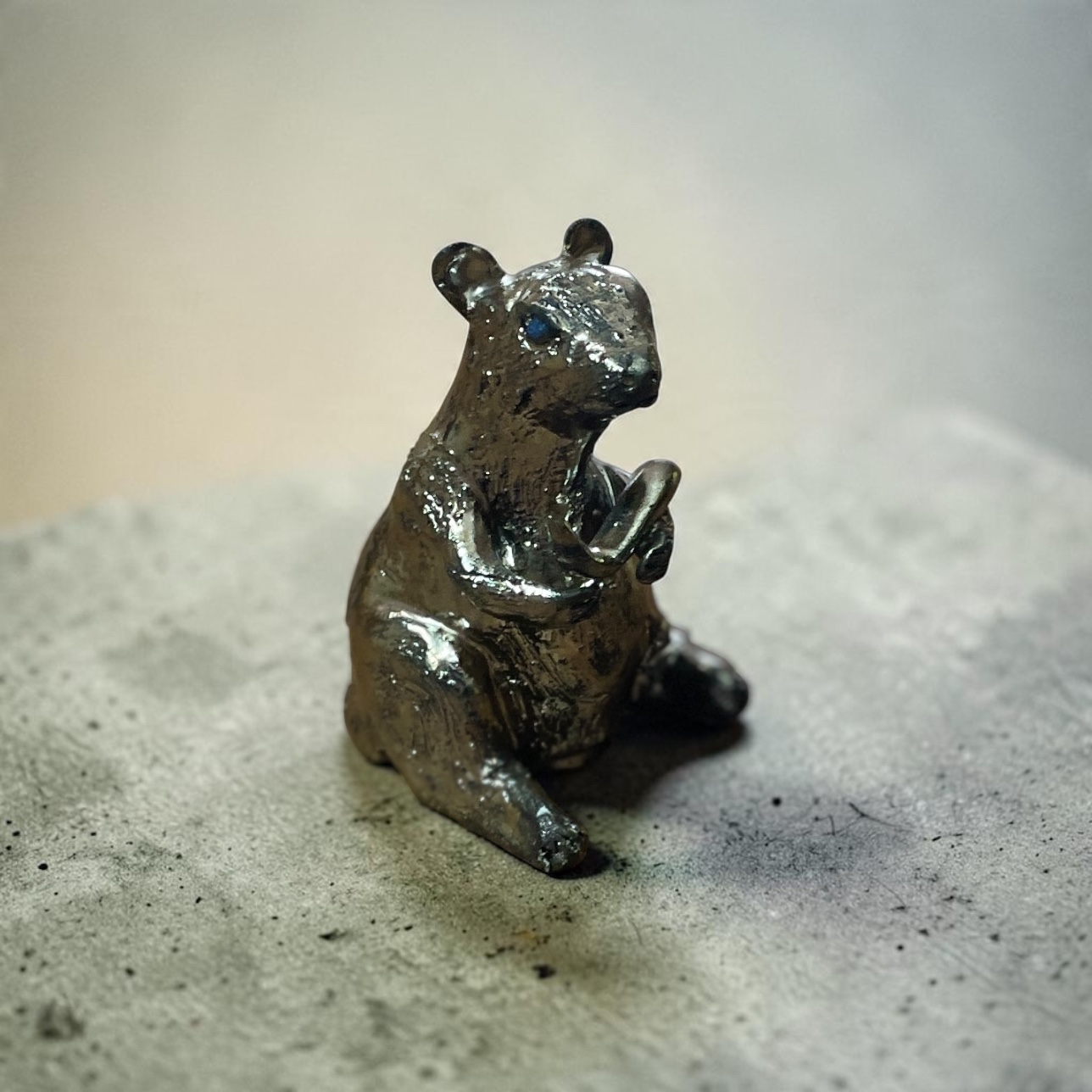 "SILVER MOUSE" ~ Hand Built Pottery by Garry Mudge