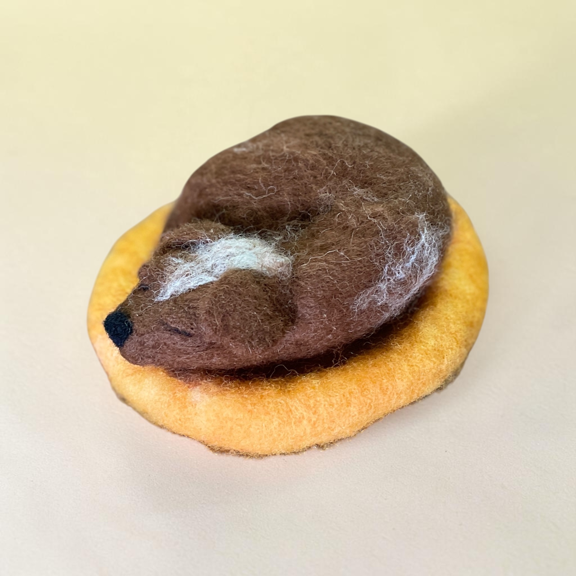 "SLEEPING PUPPY #26" ~ Needle Felted by Jan Woodhouse - Image 7