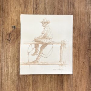 "AT THE YARDS" ~ Original Ink & Sepia by Tom McAulay
